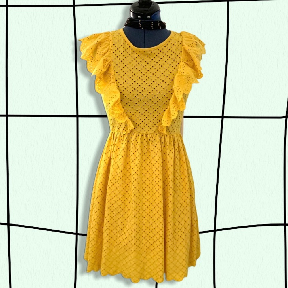 ASOS design broderie eyelet dress